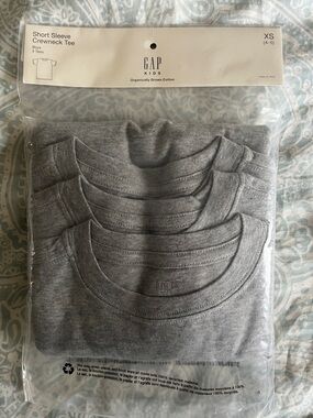 GAP KIDS Organic Cotton Short Sleeve Crewneck Tee 3 Pack